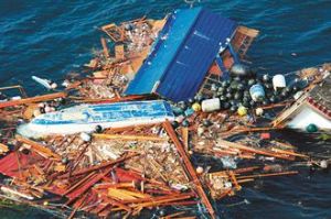 日本海嘯垃圾島 日本海嘯垃圾島