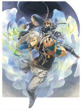 薩瓦利斯（前），沙耶、莉琳（後）