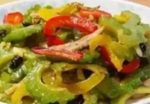 拌苦瓜橙丁 拌苦瓜橙丁