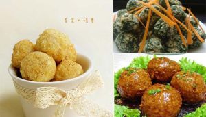 炸椿頭丸子 炸椿頭丸子