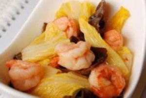 芽菜炒蝦仁 芽菜炒蝦仁