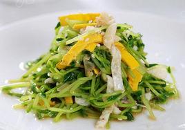 焯豌豆絲 焯豌豆絲