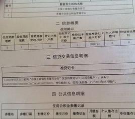 個人信用報告 個人信用報告