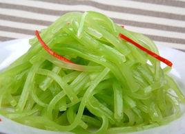 涼拌萵筍 涼拌萵筍