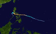 超強颱風茉莉 路徑圖