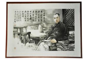 朱自清先生造像