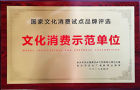 國家文化消費試點品牌評選文化消費示範單位