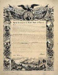 美國南北戰爭頒布的法令