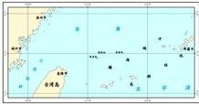 釣魚島及其附屬島嶼位置圖