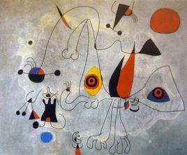 霍安·米羅畫構圖 霍安·米羅畫構圖