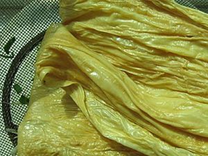 含吊白塊的腐竹