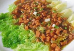 蚝油方腿肉娃娃菜 蚝油方腿肉娃娃菜