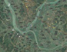 永樂江與洣水在衡東縣草市鎮交匯