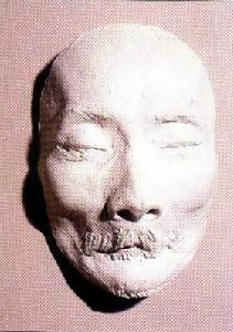 （圖）魯迅石膏遺容