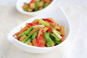 蒜苔豆腐條 蒜苔豆腐條