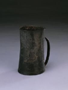 龍山文化黑陶單把杯 龍山文化黑陶單把杯