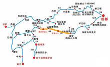 川藏南、北線路圖