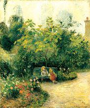 《埃爾米塔日花園一角》