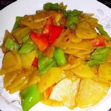 土豆片炒辣椒 土豆片炒辣椒