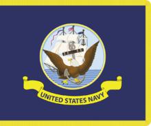 美國海軍軍旗（室內 / 檢閱）