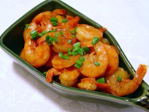 豆米番茄炒蝦 豆米番茄炒蝦