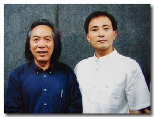 姜雪峰與天津美院中國畫系主任霍春陽