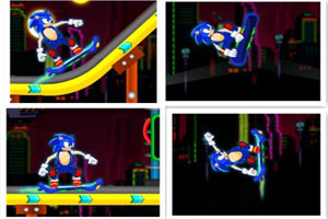 索尼克太空滑板