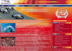 Foster's Grand Prix of Australia