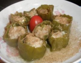 青椒包肉泥 青椒包肉泥