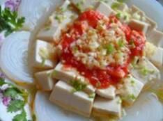 涼粉茄汁豆腐 涼粉茄汁豆腐