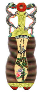 吉祥龍鳳梳圖