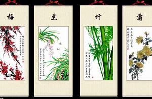 《梅蘭竹菊》[文化象徵]