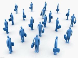 六度分隔理論示意圖