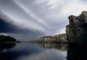（圖）白岩壁，蒙大拿州