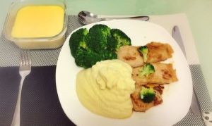 香煎龍利魚配土豆泥 香煎龍利魚配土豆泥