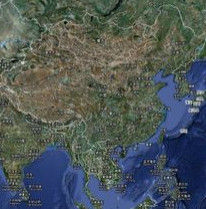GOOGLE地圖上的中國