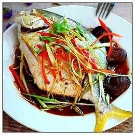 清蒸金鯧魚 清蒸金鯧魚