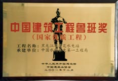 黑龍江省蓮花水電站獲中國建築工程魯班獎（國家優質工程）