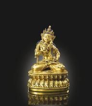 明鎏金金剛薩埵銅像 明鎏金金剛薩埵銅像