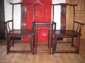 紫檀木官帽椅 紫檀木官帽椅