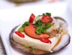 豆腐蒸扇貝 豆腐蒸扇貝