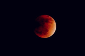 2011年12月10日鄭州“紅月亮”圖