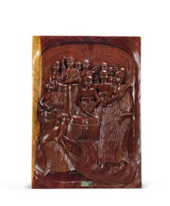 木浮雕掛屏 木浮雕掛屏