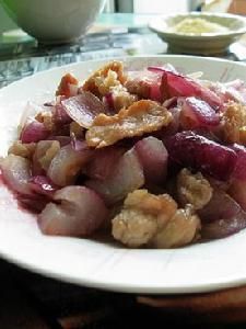 紫洋蔥炒肉 紫洋蔥炒肉