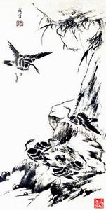 聶成華國畫——雁