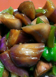 青椒炒茄子 青椒炒茄子