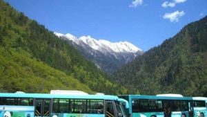 九寨溝觀光車 九寨溝觀光車