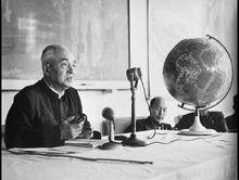 1962年，李四光在北京講授地質力學