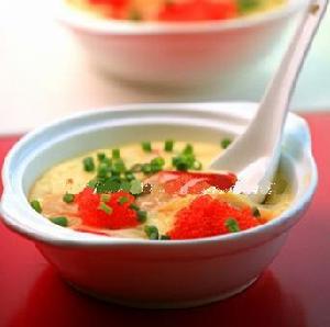 北極貝魚籽蒸蛋羹 北極貝魚籽蒸蛋羹