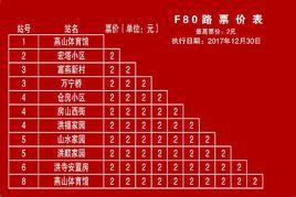 北京公交F80路 北京公交F80路